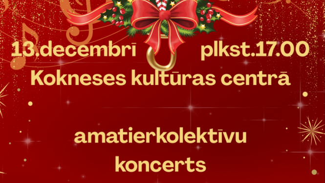 Amatierkolektīvu koncerts "Pār slieksni Ziemassvētki nāk"