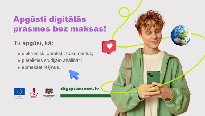 Apgūsti digitālās prasmes bez maksas!