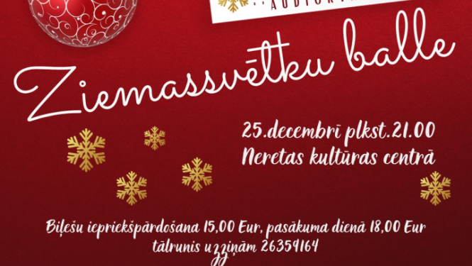 Ziemassvētku balle ar “Audiokvartālu”