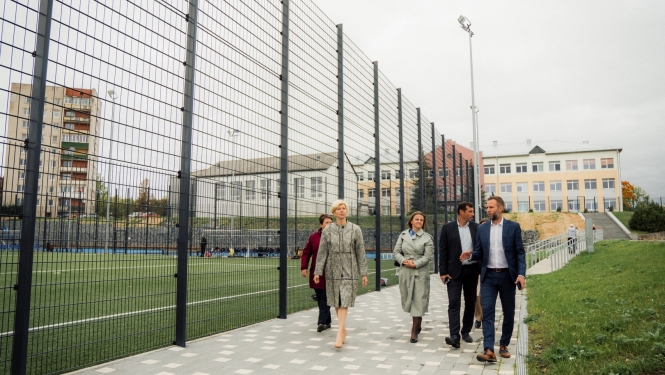 izglītības un zinātnes ministre viesojas Aizkrauklē