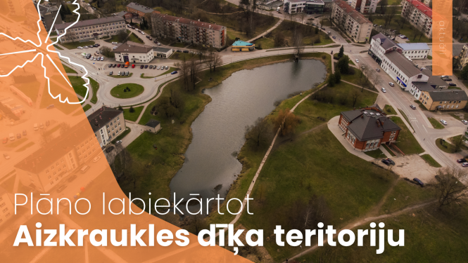Plāno labiekārtot Aizkraukles dīķa teritoriju