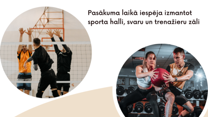 atvērto sporta vakaru afiša