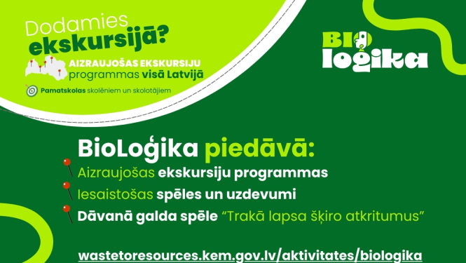 Bioloģikas raksta baneris