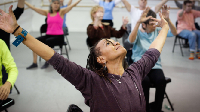 deju nodarbības afiša