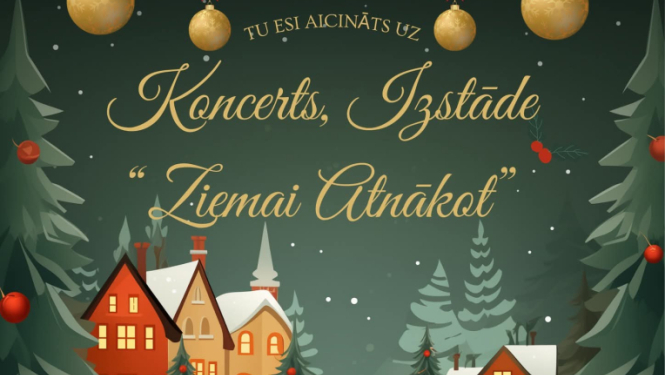 Koncerts un izstāde “Ziemai atnākot”