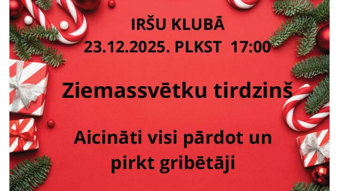 Ziemassvētku tirdziņš Iršos