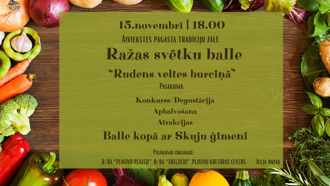 ražas svētku balle “Rudens veltes burciņā”