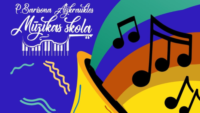 Mūzikas skolas uzņemšanas baneris