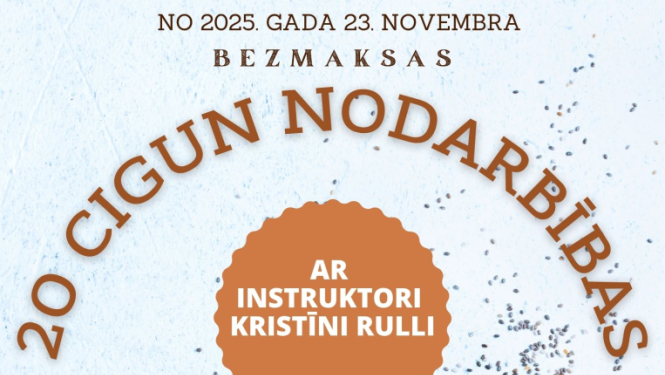 Cigun nodarbību afiša