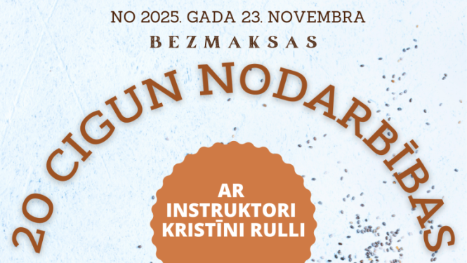 Cigun nodarbību afiša