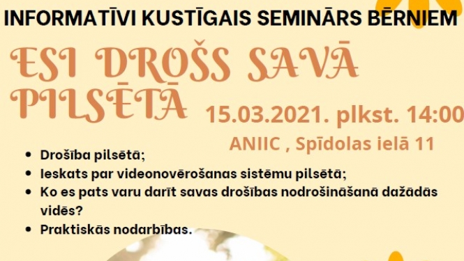 Afiša pasākumam bērniem