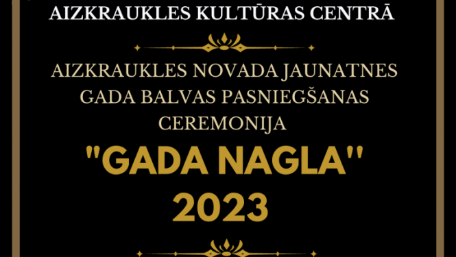 Jaunatnes gada balvas pasniegšanas ceremonija "Gada nagla"