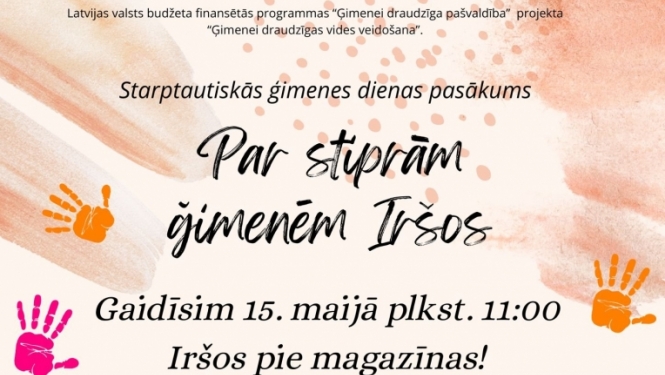 Par stiprām ģiemnēm Iršos - afiša