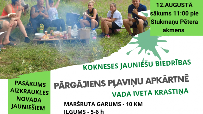 afiša  pārgājiens Pļaviņas
