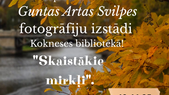Guntas Artas Svilpes fotogrāfiju izstāde “Skaistākie mirkļi”