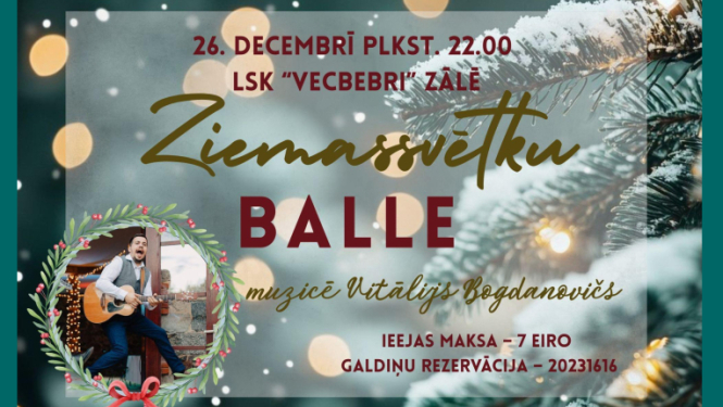 Ziemassvētku balle Vecbebros