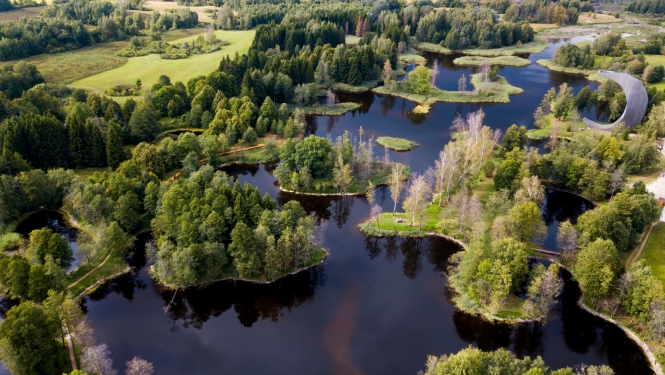 Kirkilu karsta ezeriņi Lietuvā