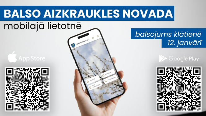 balso Aizkraukles novada mobilajā lietotnē