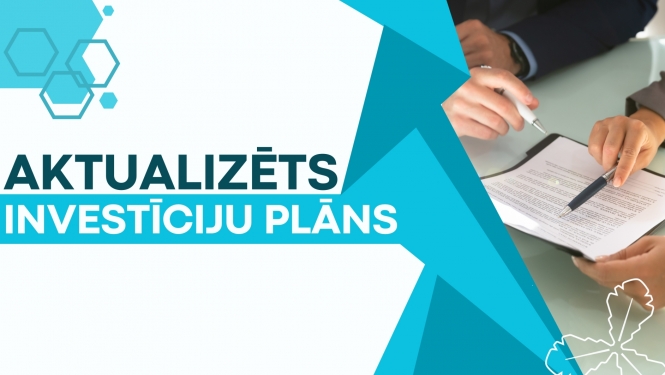 aktualizēts investīciju plāns