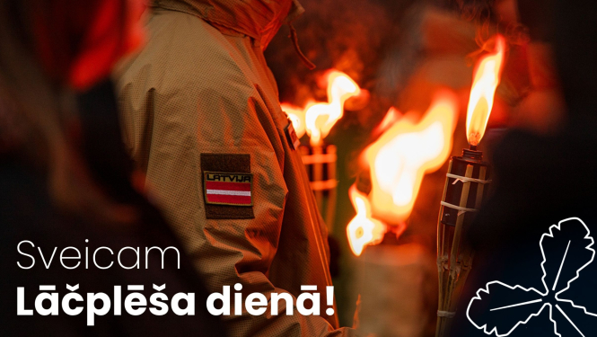 Sveicam Lāčplēša dienā!