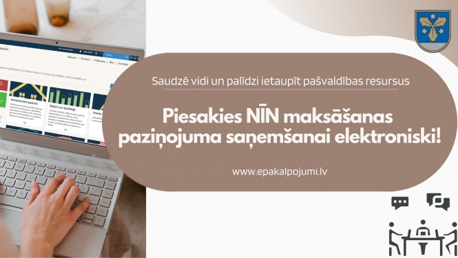maksāšanas paziņojums elektroniski