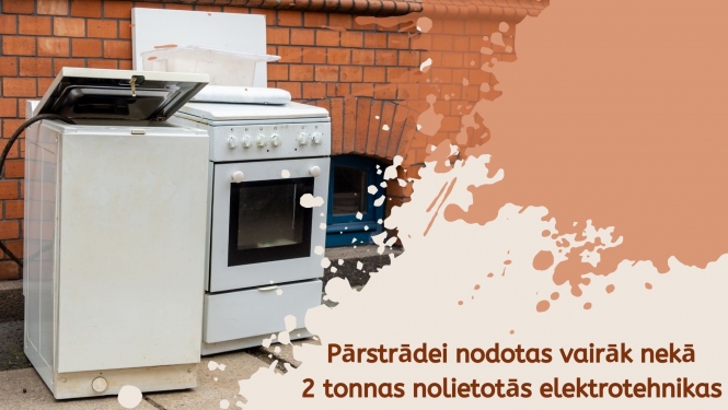Pārstrādei nodota elektrtehnika