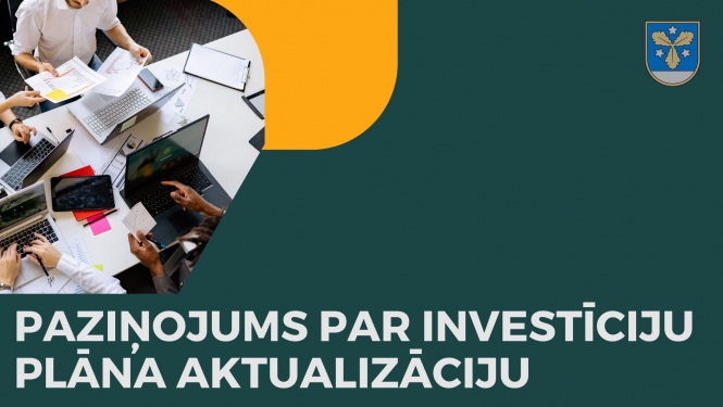 investīciju plāna aktualizācija