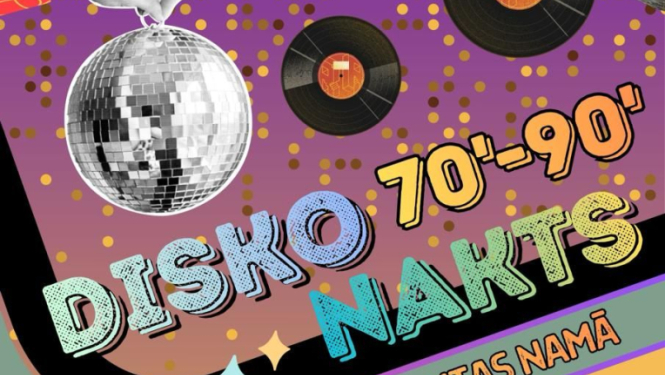 Disko nakts-karnevāls 70.-90. gadu stilā
