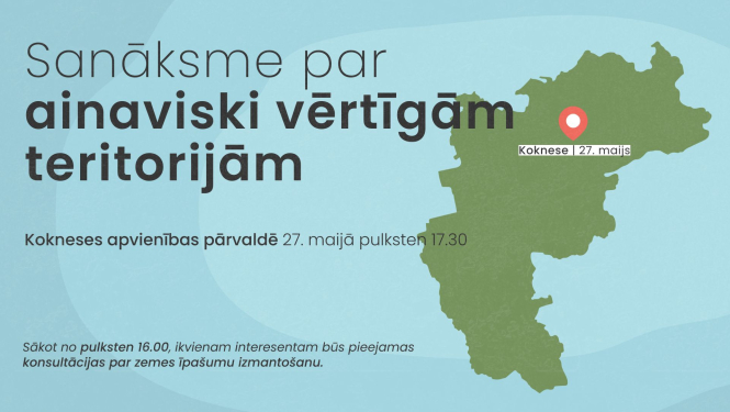 Sanāksmes par ainaviski vērtīgām teritorijām afiša