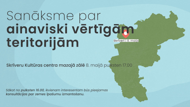 Sanāksmes par ainaviski vērtīgām teritorijām afiša