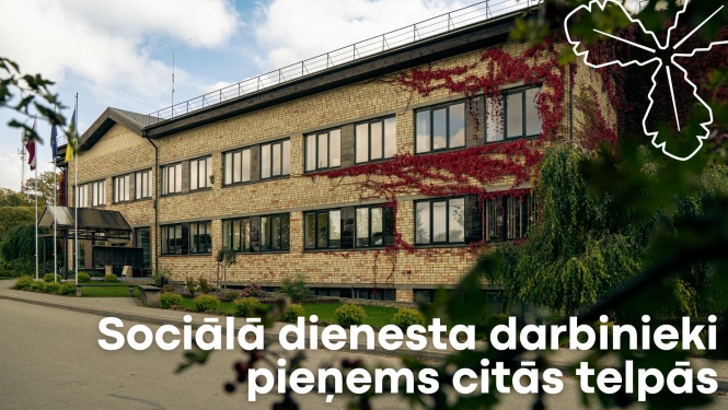 sociālā dienesta darbinieki pieņems citās telpās