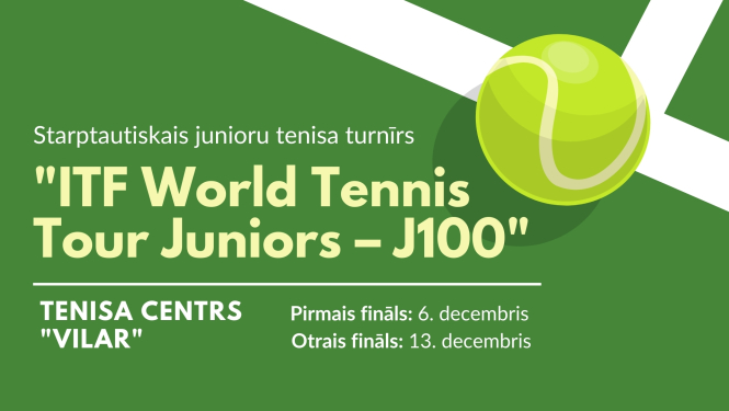 afiša par tenisa turnīru