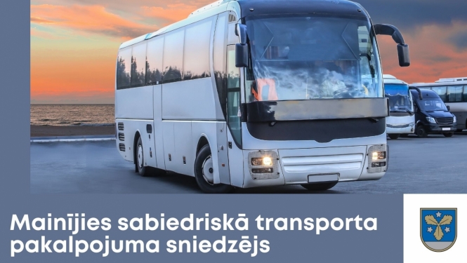 Mainījies sabiedriskā transporta pakalpojumu sniedzējs
