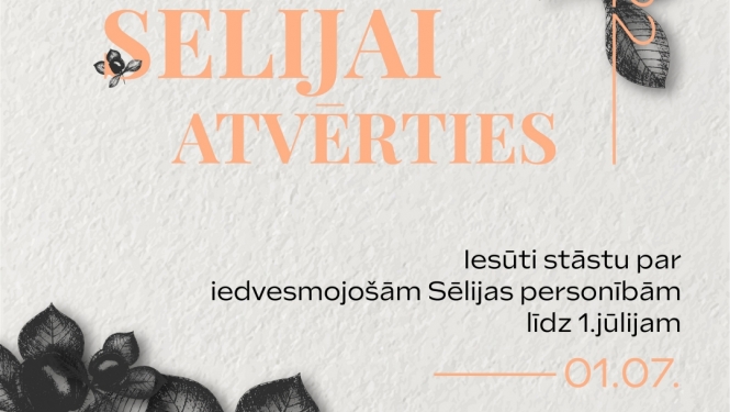 Aicina pieteikt nominantus konkursā Sēlijas laiks ziedonim