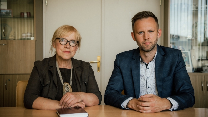 Anita Ostrovska un Arvis Upīts
