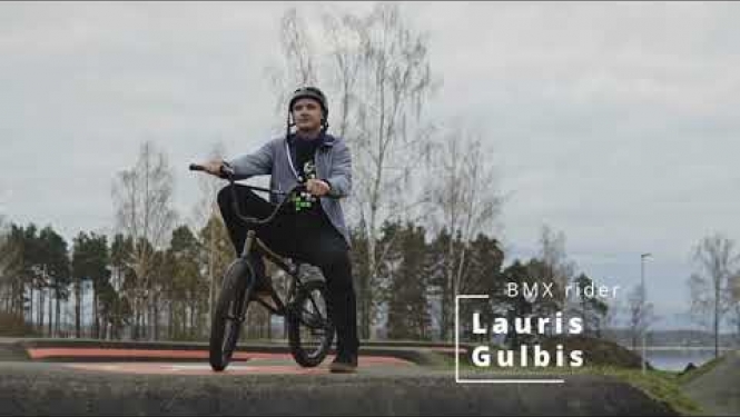 Par drošību veloparkā stāsta Lauris Gulbis