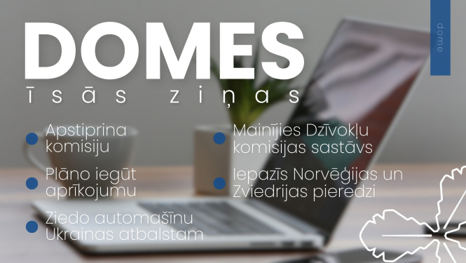 domes īsās ziņas baneris