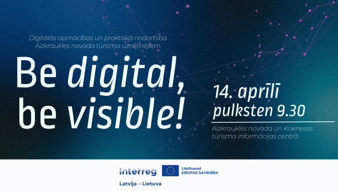 tūrisma uzņēmēju apmācību afiša