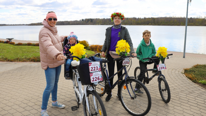 Neatkarības velobrauciens Pļaviņās