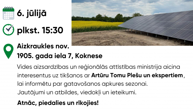 Pleša vizīte - baneris