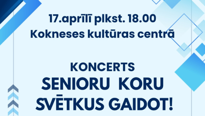 Koncerts "Senioru koru svētkus gaidot!"