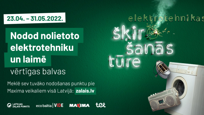 šķirošanas tūre baneris