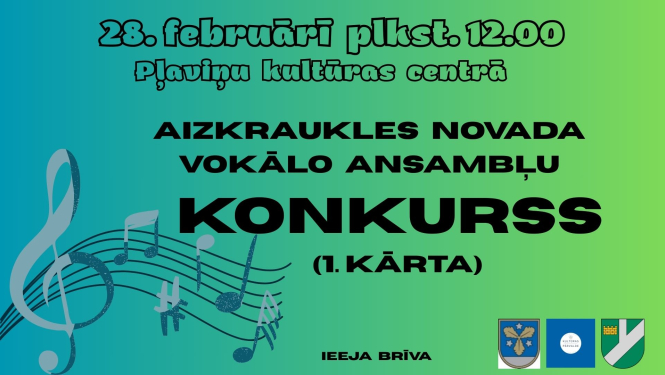 Aizkraukles novada vokālo ansambļu konkurss (1. kārta)