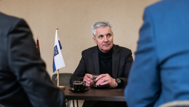 Aizsardzības Ministrs vizītē