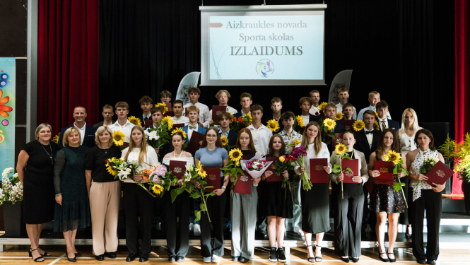 Sporta skolas izlaiduma kopbilde