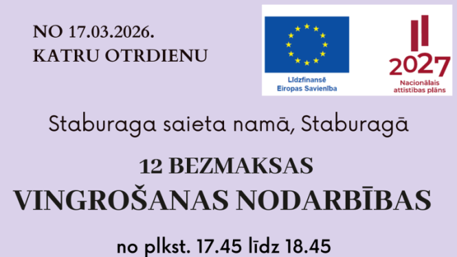 Vingrotāji un informācija par projektu