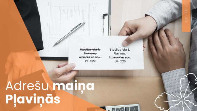 Adrešu maiņa Pļaviņās