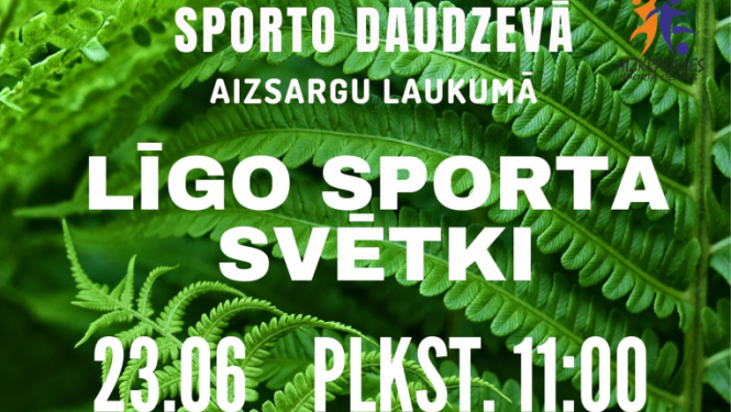 Līgo sporta svētku afiša