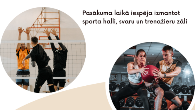 atvērto sporta vakaru afiša