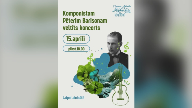 Komponistam Pēterim Barisonam veltīts koncerts